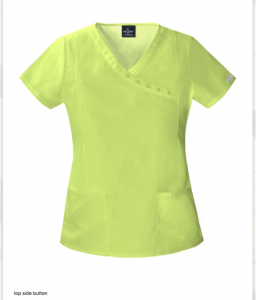 Scrubshopper.com mock wrap scrub top