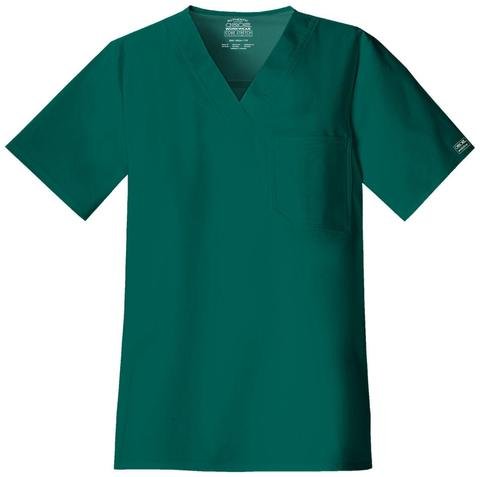 Men's V-neck Top - Teal Blue