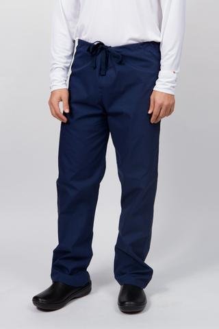 Landau Unisex Reversible Drawstring Pant - Navy